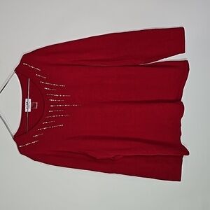 Carroll Reed XL red sweater